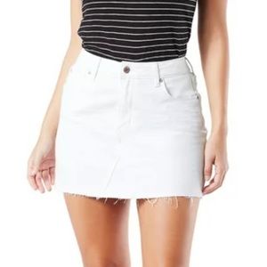 White High-Rise skirt.